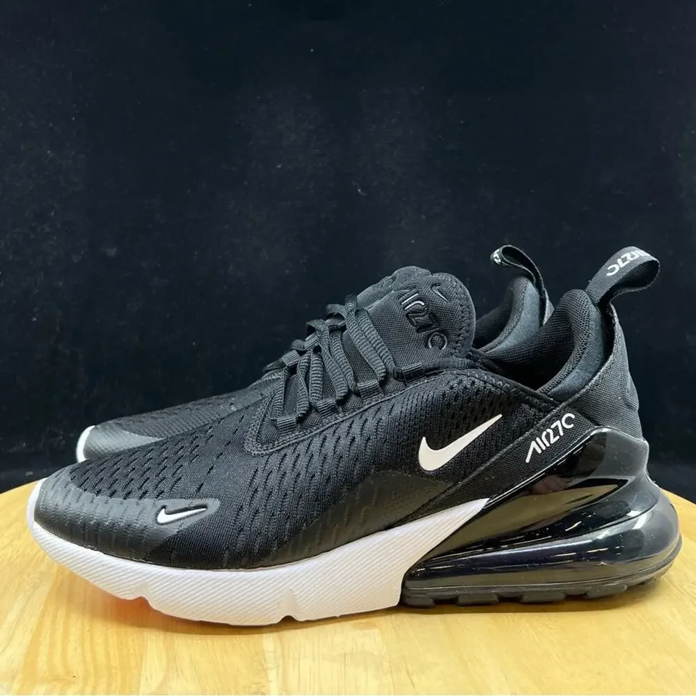 Nike Air Max 270 Black/White-Anthracite 943345 001 Size 6y/ Womens 7.5